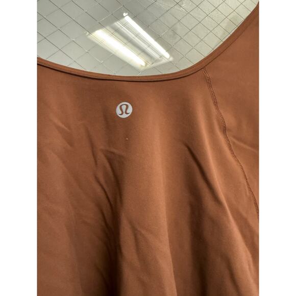 Lululemon Brown Align Long Sleeve Tee Sz 12 GS - Picture 5 of 5
